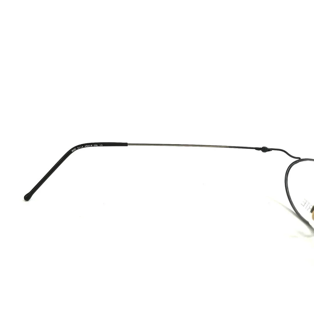 Vintage Arte Eyeglasses Frames MOD 5114 COL 13 Black Red Gray Oval 45-18-128
